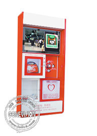 شاشات الكريستال السائل عرض كشك مجلس الوزراء لافتات رقمية مع واي فاي ، محطة الطوارئ الإسعافات الأولية القلب الإعلان