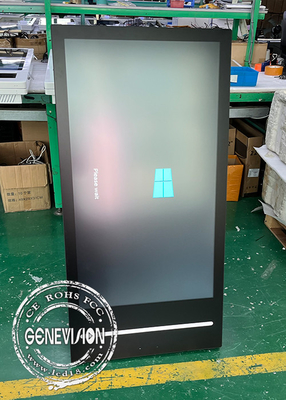 43&quot; AG زجاج رقمية العرض الخارجي شاشة توتم بطارية تعمل بنظام ويندوز LCD كيوسك الإشارات الرقمية