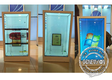شاشة عرض LCD شفافة عالية الدقة مقاس 21.5 بوصة مزودة بشاشة تعمل باللمس