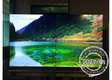 4K الصناعية الصف DID LCD فيديو الجدار 55 بوصة 2 * 2 الصوت مشغل وسائط التلفزيون جدار