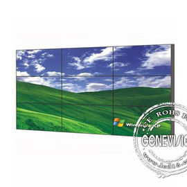 55 بوصة شاشات الكريستال السائل الفيديو التفاعلية الجدار مع مدي 3.5MM الإشارات الرقمية يعرض للتسوق