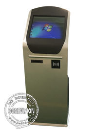 19 بوصة بنك طابور التذاكر آلة الخدمة الذاتية كشك طابعة NFC Touch Computer Kiosk