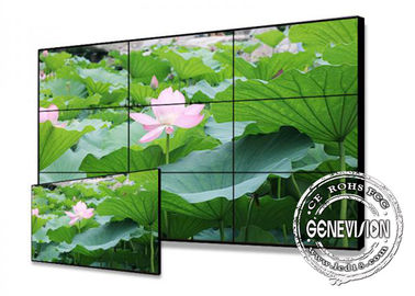 49 بوصة جدار الفيديو الرقمية لافتات 450cd / m2 8MM ضيق الحافة فيديو الجدار