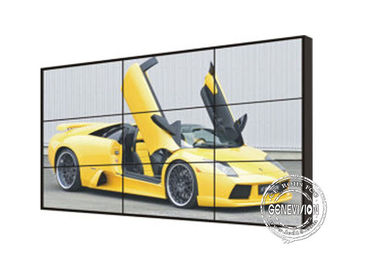Ultra Narrow Bezel HD 9 شاشة فيديو رقمية على الحائط بشاشة LCD مقاس 16.7 متر