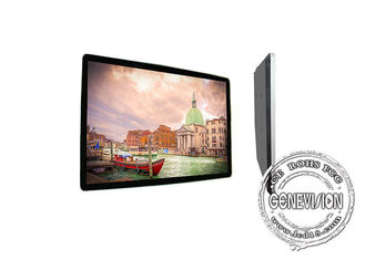 HD 1080P جدار جبل شاشة LCD ، شاشة تعمل باللمس الإشارات الرقمية دعم الروبوت WIFI 3G / 4G