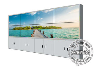 55 بوصة 4K UHD فيديو الجدار الضيق الحافة الربط شاشة LCD عرض 2 * 4 الطابق الوقوف مجلس الوزراء