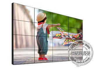 4 * 4 جدار جبل شاشة LCD ، شاشات تعمل باللمس شاشات 45/49 بوصة دعم 4K وظيفة