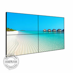 كامل HD LCD الرقمية لافتات جدار الفيديو سلس 55 بوصة رقيقة جدا الحافة مع قوس