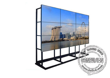 محطة التلفزيون الإشارات الرقمية الفيديو الجدار 1.7MM مرنة معرض سلس الشاشة