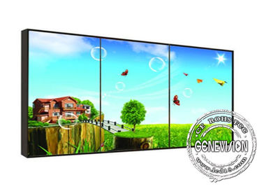 شاشات الكريستال السائل الرقمية لافتات جدار الفيديو مع 3 × 3 فيديو الجدار المراقب HD الفاصل