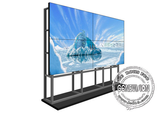 شاشة عرض حائط فيديو LCD مقاس 3 × 3 مقاس 55 بوصة من BOE بإطار غير ملحوم مقاس 3.5 مم