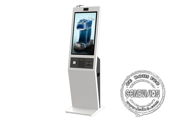 PCAP Touchscreen 32in Self Service Kiosk مع كاميرا ويب مدمجة بدقة 5 ميجابكسل