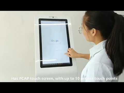 QR Code Scanner Ticketing PCAP Touch Screen Kiosk لمحطة الحافلات