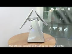 15آلة صرافة ذات شاشة لمسة مزدوجة الجانبين