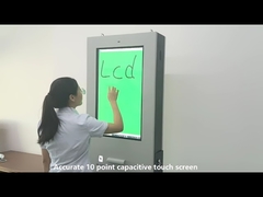 كيوسك الخدمة الذاتية ذات شاشة لمسة خارجية 32 بوصة مع طابعة إيصالات وماسح رموز QR