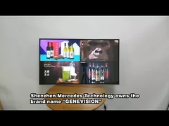 الزاوية اليمنى 43 بوصة الحائط والسقف المرفق مطعم أندرويد واي فاي لوحة القائمة الإشارات الرقمية