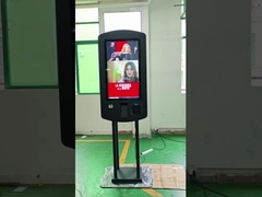 كشك دفع الخدمة الذاتية مزدوج الجوانب بشاشة 32 بوصة بمعالج نفيديا جي فورس RTX 4060 مع صندوق إضاءة LED