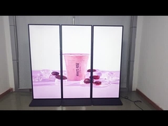 شاشة عرض فيديو حائطية مشتركة مقاس 69.3 بوصة بدقة 4K، شاشة LCD ممتدة مع نظام إدارة المحتوى (CMS) وخادم سحابي