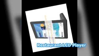 مشغل LCD على شكل حرف L للمطاعم