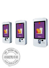 شاشة تعمل باللمس آلة نقاط البيع الخدمة الذاتية العرض التفاعلي مطعم الذكية جدار جبل شاشة LCD