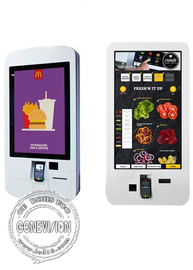 شاشة تعمل باللمس آلة نقاط البيع الخدمة الذاتية العرض التفاعلي مطعم الذكية جدار جبل شاشة LCD