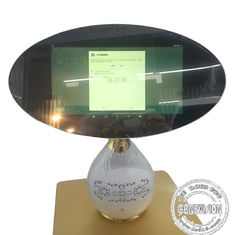منضدية صغيرة محمولة شاشات الكريستال السائل مرآة الإعلان لاعب 3 د شاشة العرض