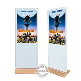 أندرويد الرقمية لافتات LCD الإعلان وسائل الاعلام لاعب اللون الأبيض شكل فون