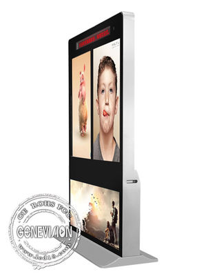 شاشة مزدوجة 43 &quot;Win10 Android Two System Touch Screen Kiosk
