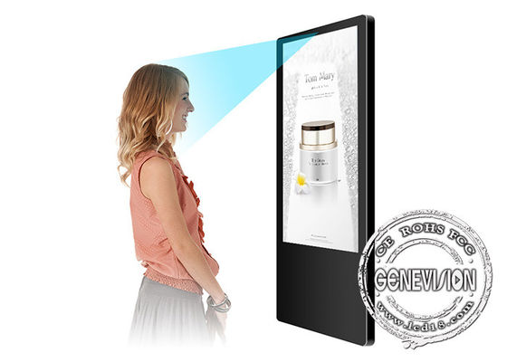 شاشة إعلانات مصعد أندرويد رفيعة للغاية مع التعرف على الوجه