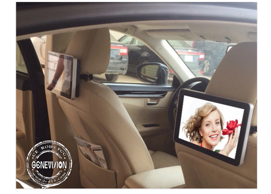 شاشة الإعلان Android 4G GPS Taxi Bus Digital Signage 10 Inch