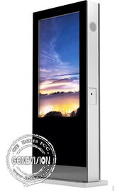 65 بوصة TFT الروبوت كشك الرقمية لافتات شاشة LCD في الهواء الطلق في الإعلان عن اللاعبين