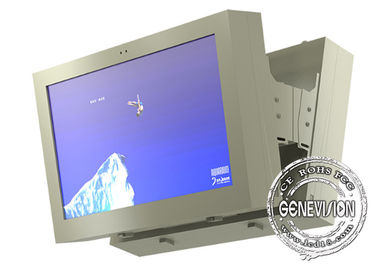 معرض 49 بوصة جانب الطريق للماء لافتات رقمية الروبوت التحكم عن بعد شاشة LCD