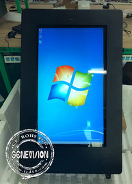 مكافحة الوهج في الهواء الطلق LCD الرقمية لافتات سقف جبل الإعلان لاعب 32 بوصة كاملة HD