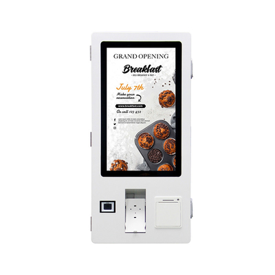 كشك POS Terminal Self Service كشك طابعة حرارية ، شاشة لمس PCAP 43 بوصة