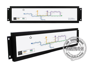 28 بوصة Wifi Bus امتدت شاشة عرض LCD إطار مفتوح قطار Android High Bright Bar Display