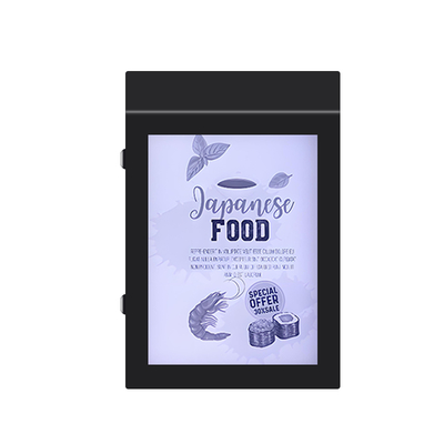 E Ink 13.3 بوصة خارجية جدار نصب شاشة نظام أندرويد واي فاي LCD لاعب الإشارات الرقمية كيوسك الإعلان عن متحف المحطة