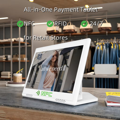 10.1 بوصة مخصصة Android All-In-One مع شاشة تعمل باللمس بالسعة ، NFC/RFID