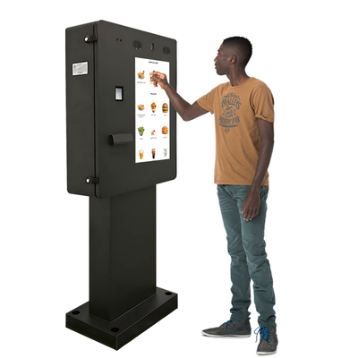 الكاميرا الميكروفون POS طابعة QR Code Scanner خارجية خدمة الذاتية كيوسك الدفع