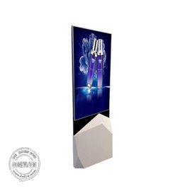 OLED كشك الرقمية لافتات الترا سليم شفافة مزدوجة من جانب 500 القمل للمعارض