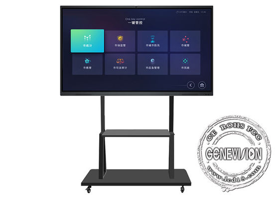 غرفة اجتماعات 98 بوصة شاشة تعمل باللمس 4K السبورة
