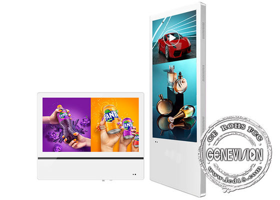 شاشة LCD مثبتة على الحائط بإحصائيات تدفق الركاب رفيعة جدًا مقاس 18.5 بوصة استخدام المصعد