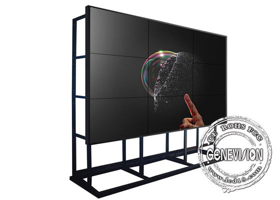 تركيبة مجانية لجدار فيديو LCD مقاس 49 بوصة مع إطار ضيق مقاس 3.5 مم 1.7 مم