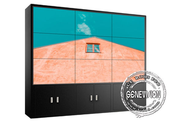 0.88 مللي متر بإطار ضيق حائط فيديو LCD