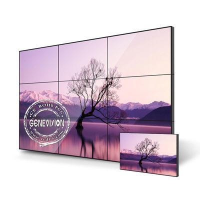 46 49 55 بوصة بإطار ضيق للغاية 3x3 LCD فيديو حائط