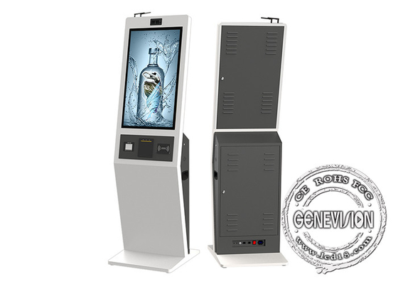 PCAP Touchscreen 32in Self Service Kiosk مع كاميرا ويب مدمجة بدقة 5 ميجابكسل